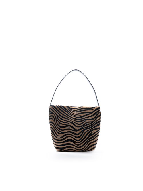 Borsa in cavallino animalier zebrata Liviana Conti | A5WA10ZBR-7